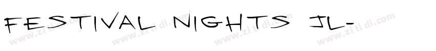 Festival Nights JL字体转换